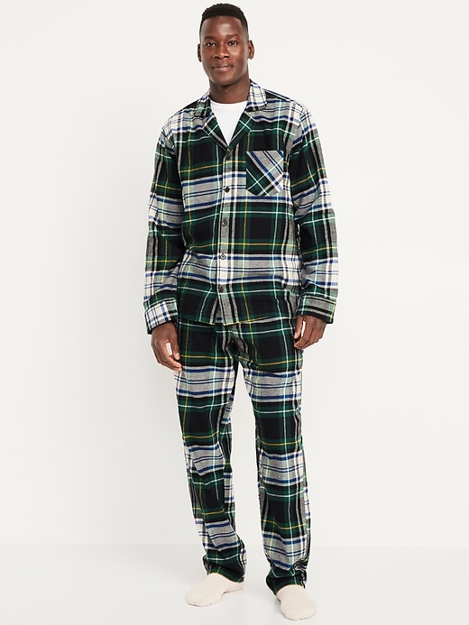 Flannel Pajama Set for Men Old Navy