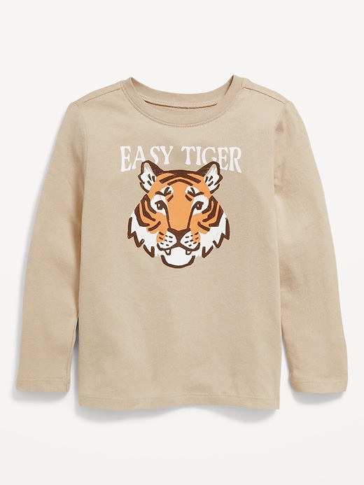 View large product image 1 of 1. Long-Sleeve Graphic T-Shirt for Toddler Boys