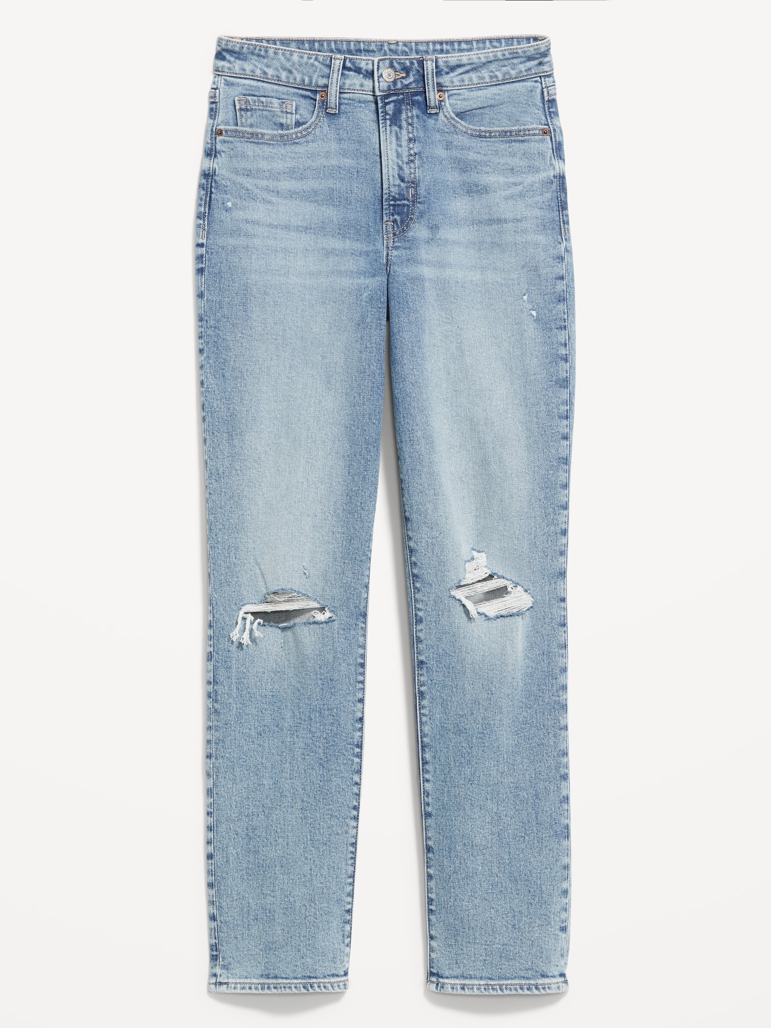 Curvy High-Waisted OG Straight Ankle Jeans