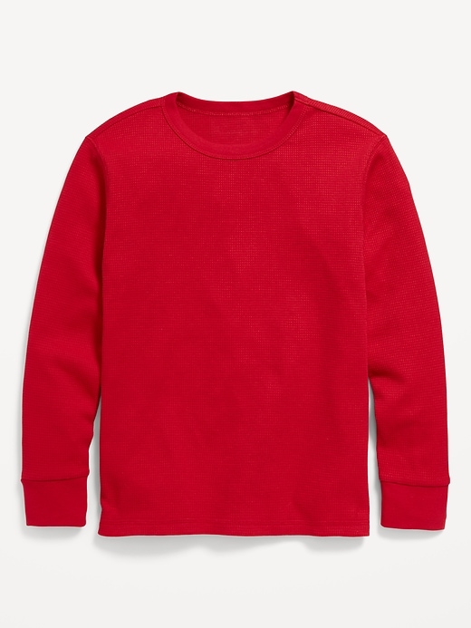 View large product image 1 of 2. Long-Sleeve Thermal-Knit T-Shirt for Boys