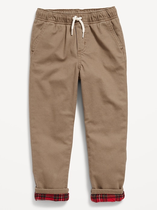 View large product image 1 of 2. Cozy-Lined Twill Pants for Toddler Boys