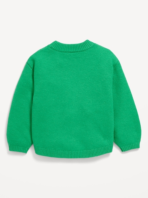 View large product image 2 of 2. SoSoft Long-Sleeve Graphic Sweater for Toddler Girls