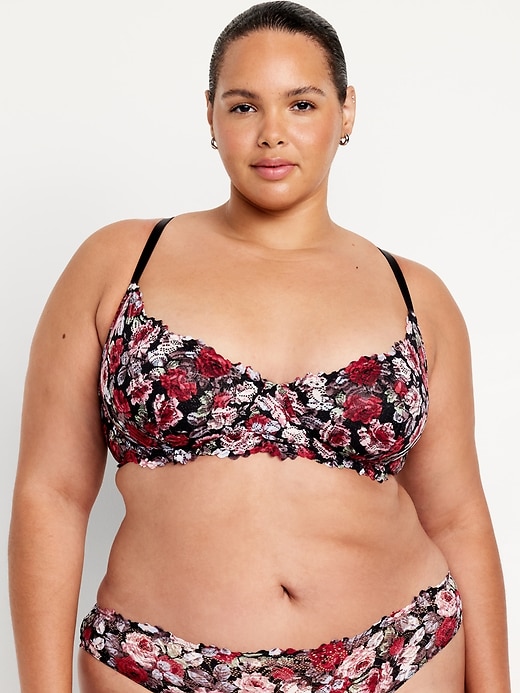 Image number 7 showing, Lace Balconette Bra