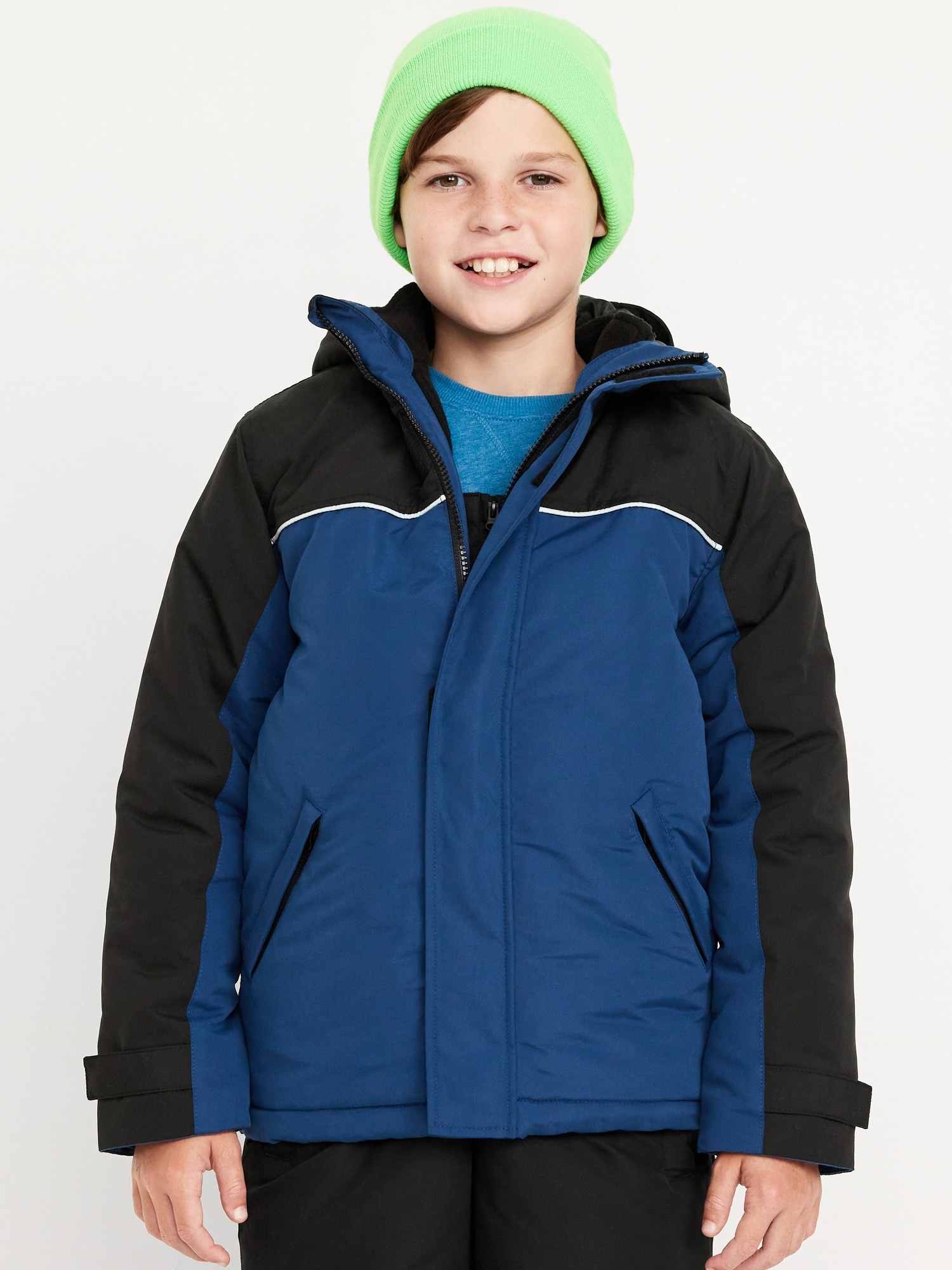 Water-Resistant 2-In-1 Snow Jacket for Boys