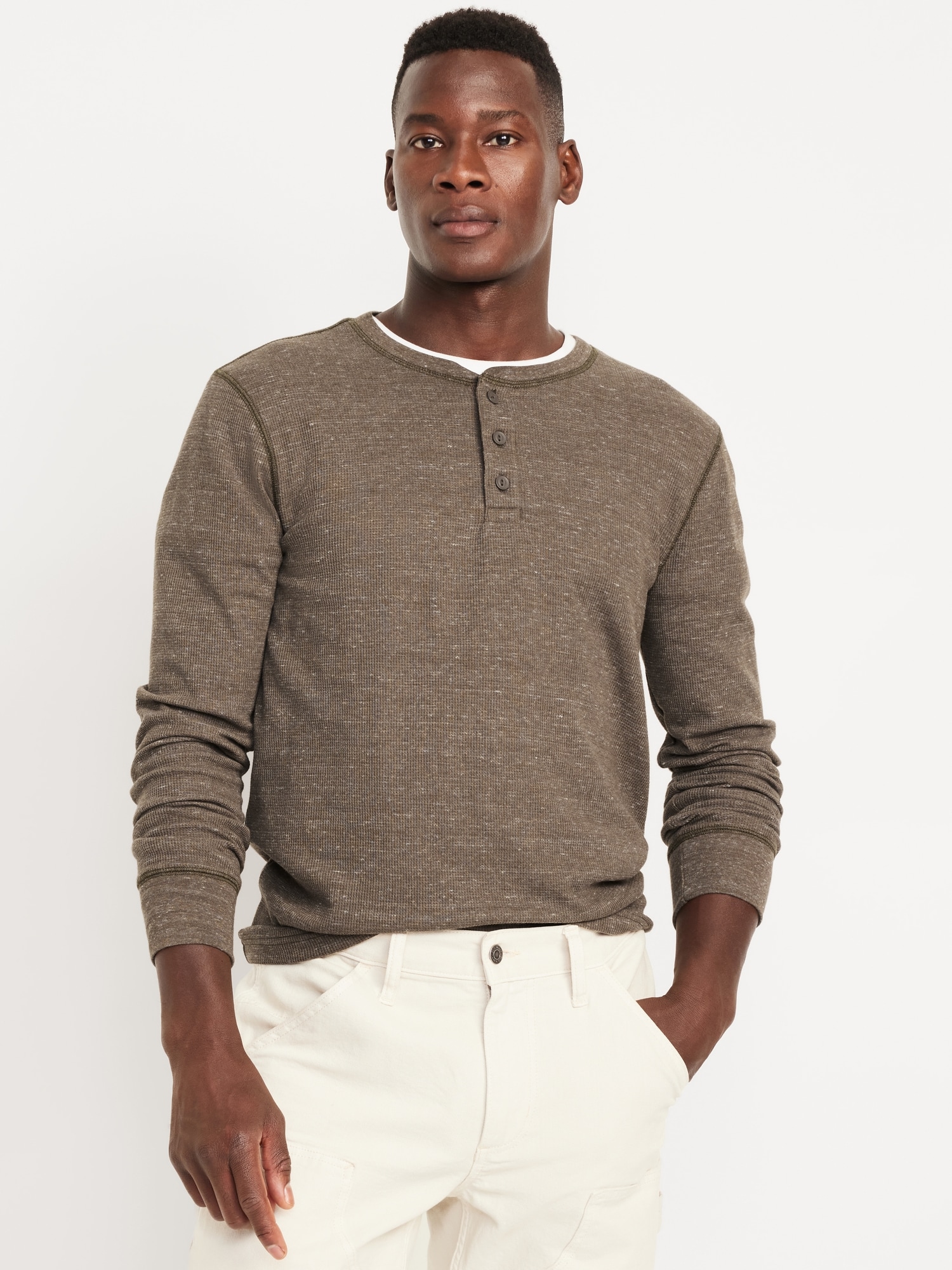 Waffle Henley T-Shirt