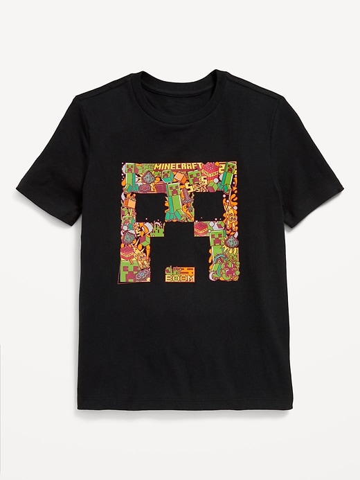 View large product image 1 of 2. Minecraft™ Gender-Neutral Graphic T-Shirt for Kids