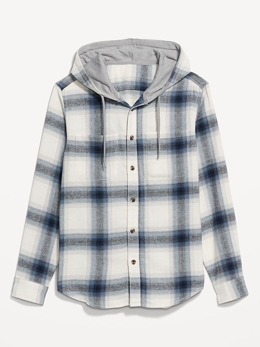 Image number 2 showing, Hooded Flannel Shirt