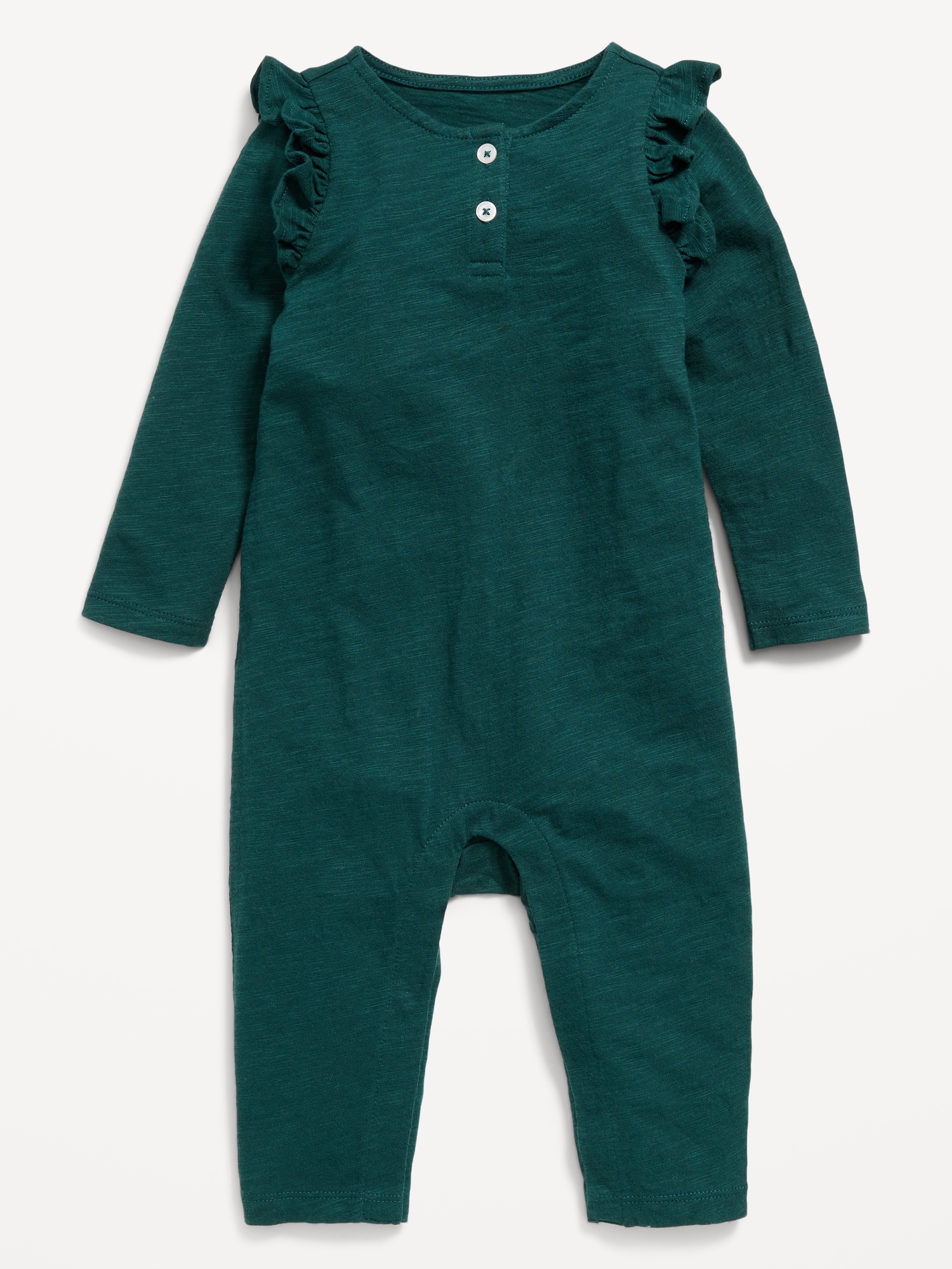 Printed Ruffle-Trim Jumpsuit for Baby | Old Navy