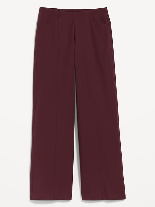 Image number 4 showing, High-Waisted Pull-On Pixie Wide-Leg Pants