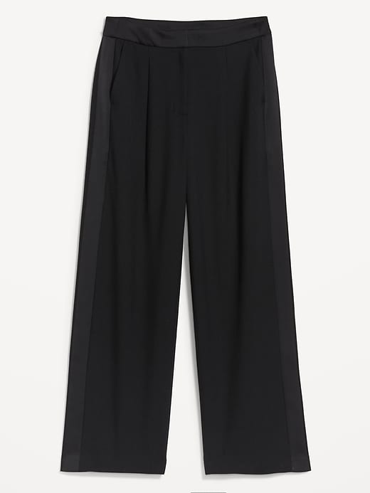 Image number 4 showing, Extra High-Waisted Wide-Leg Trouser Pants