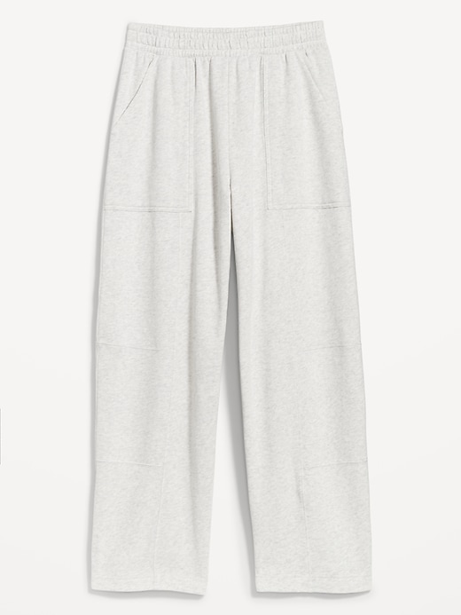 Image number 4 showing, Extra High-Waisted SoComfy Seamed Barrel-Leg Sweatpants