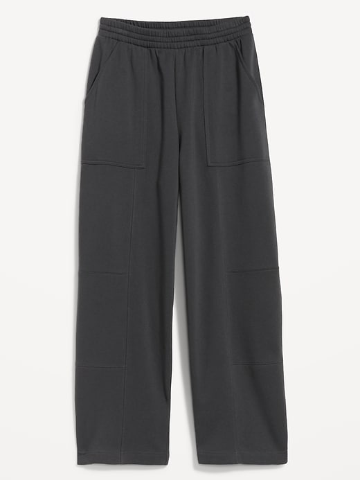 Image number 4 showing, Extra High-Waisted SoComfy Seamed Barrel-Leg Sweatpants