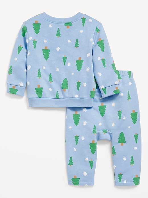 View large product image 2 of 3. Printed Crew-Neck Sweatshirt and Sweatpants Set for Baby