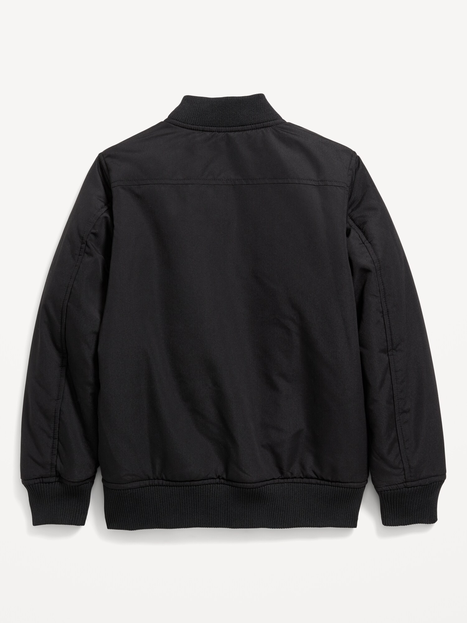 Куртка Old Navy Zip-Front Bomber Jacket для мальчиков, цвет: Чёрный — фото 3