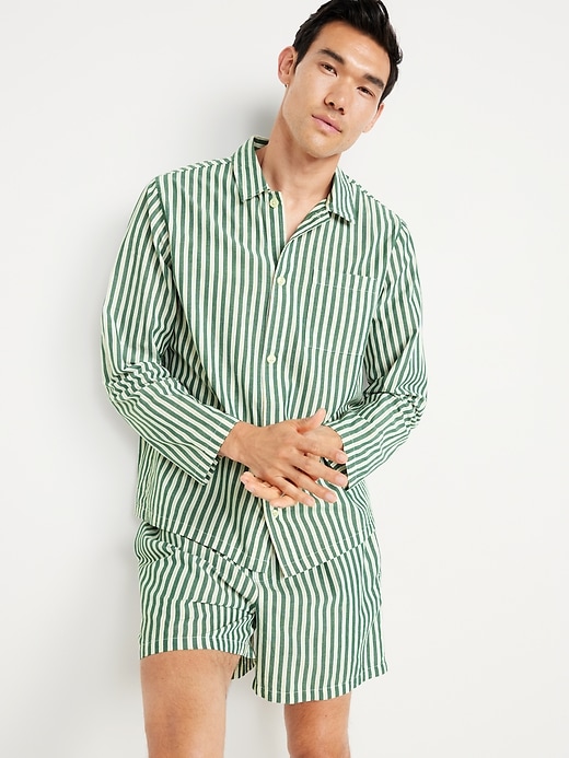 Image number 6 showing, Poplin Pajama Short Set