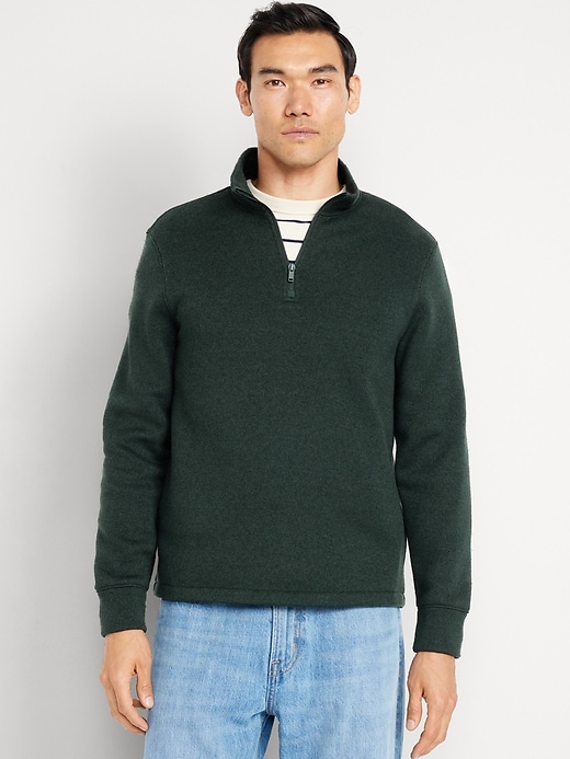 Image number 1 showing, Quarter-Zip Sweater