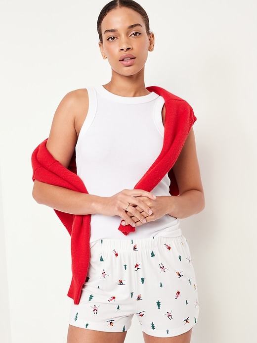 Image number 3 showing, Knit Jersey Pajama Short