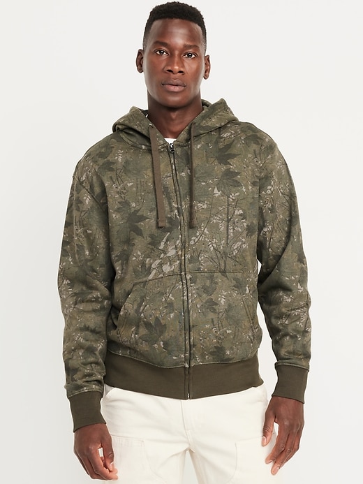 Image number 1 showing, Essential Oversized Zip Hoodie