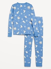 View large product image 3 of 4. Gender-Neutral Graphic Snug-Fit Pajama Set for Kids