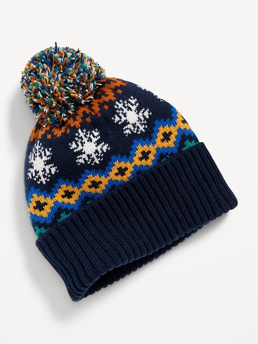 View large product image 1 of 1. Pom-Pom Beanie for Boys