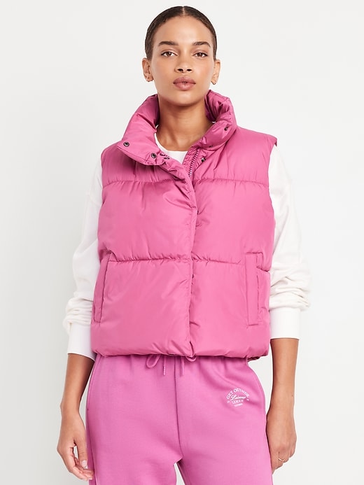 Image number 1 showing, Quilted Puffer Vest