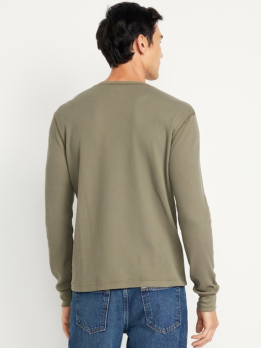 Image number 8 showing, Waffle Henley T-Shirt