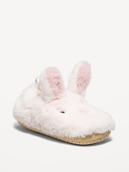 View large product image 1 of 3. Unisex Critter Slippers for Toddler