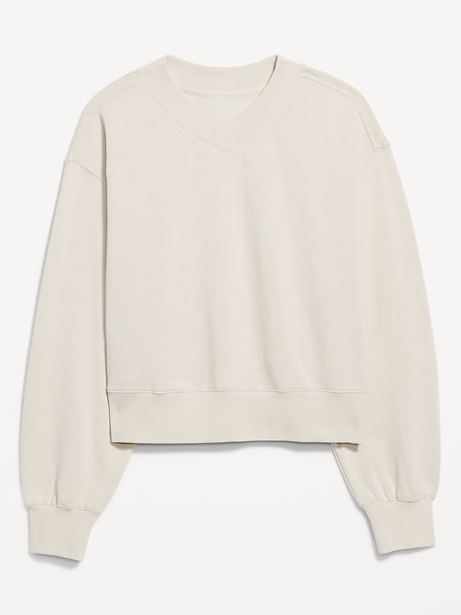 Image number 4 showing, SoComfy Oversized V-Neck Sweatshirt