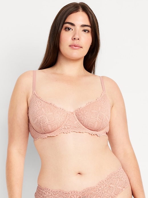 Image number 5 showing, Lace Balconette Bra
