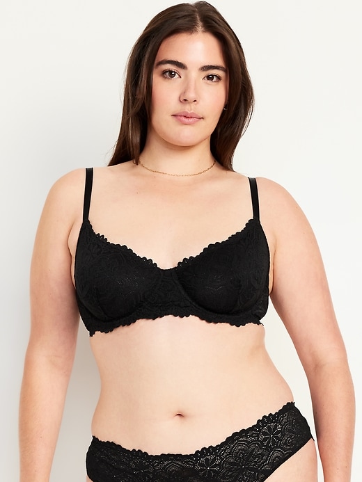 Image number 5 showing, Lace Balconette Bra