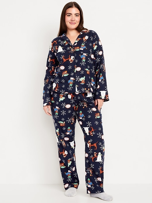 Image number 5 showing, Flannel Pajama Set for Women