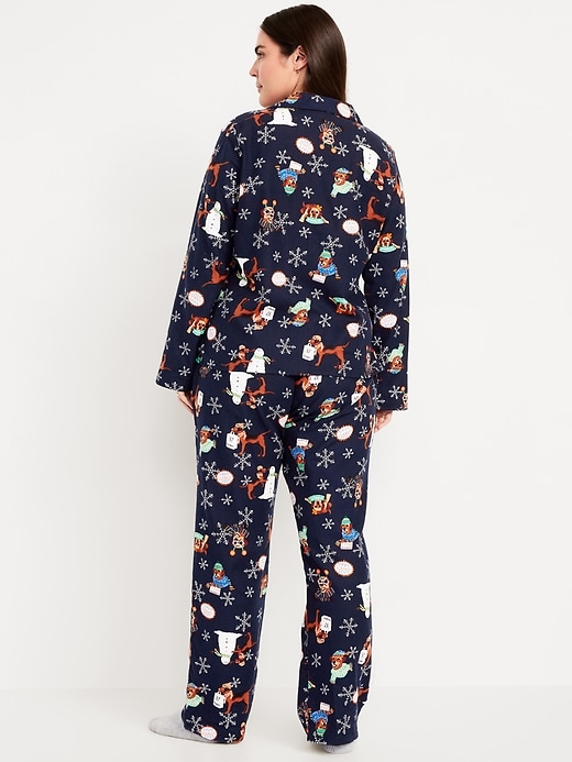 Image number 6 showing, Flannel Pajama Set for Women