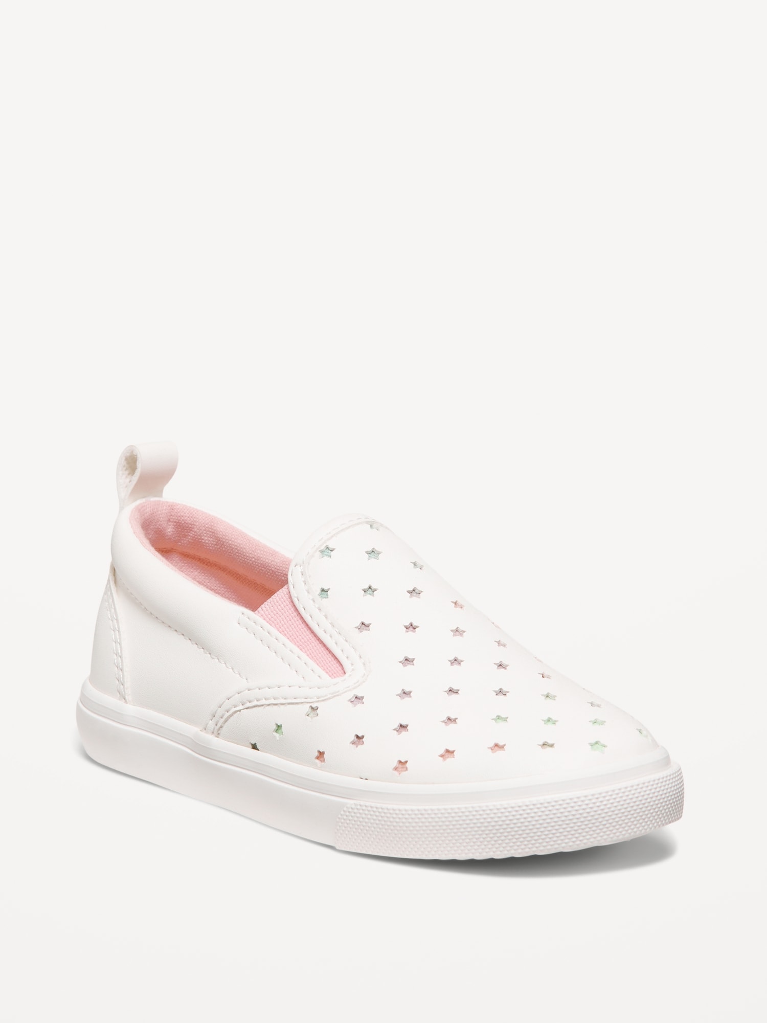 Faux Leather Slip On Sneakers for Toddler Girls Old Navy