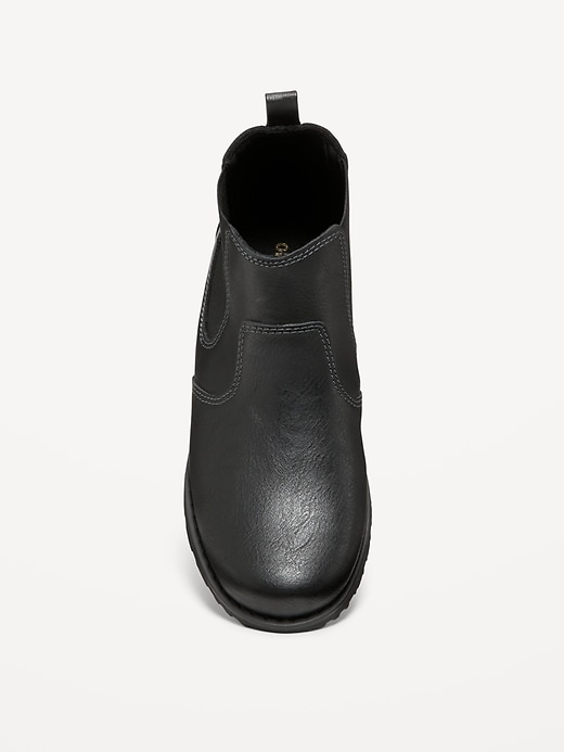 View large product image 2 of 4. Faux-Leather Boots for Boys