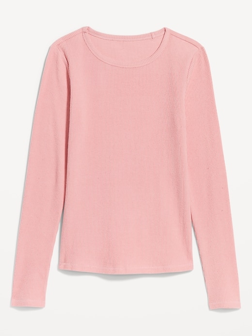 Image number 4 showing, Plush-Knit Long-Sleeve T-Shirt