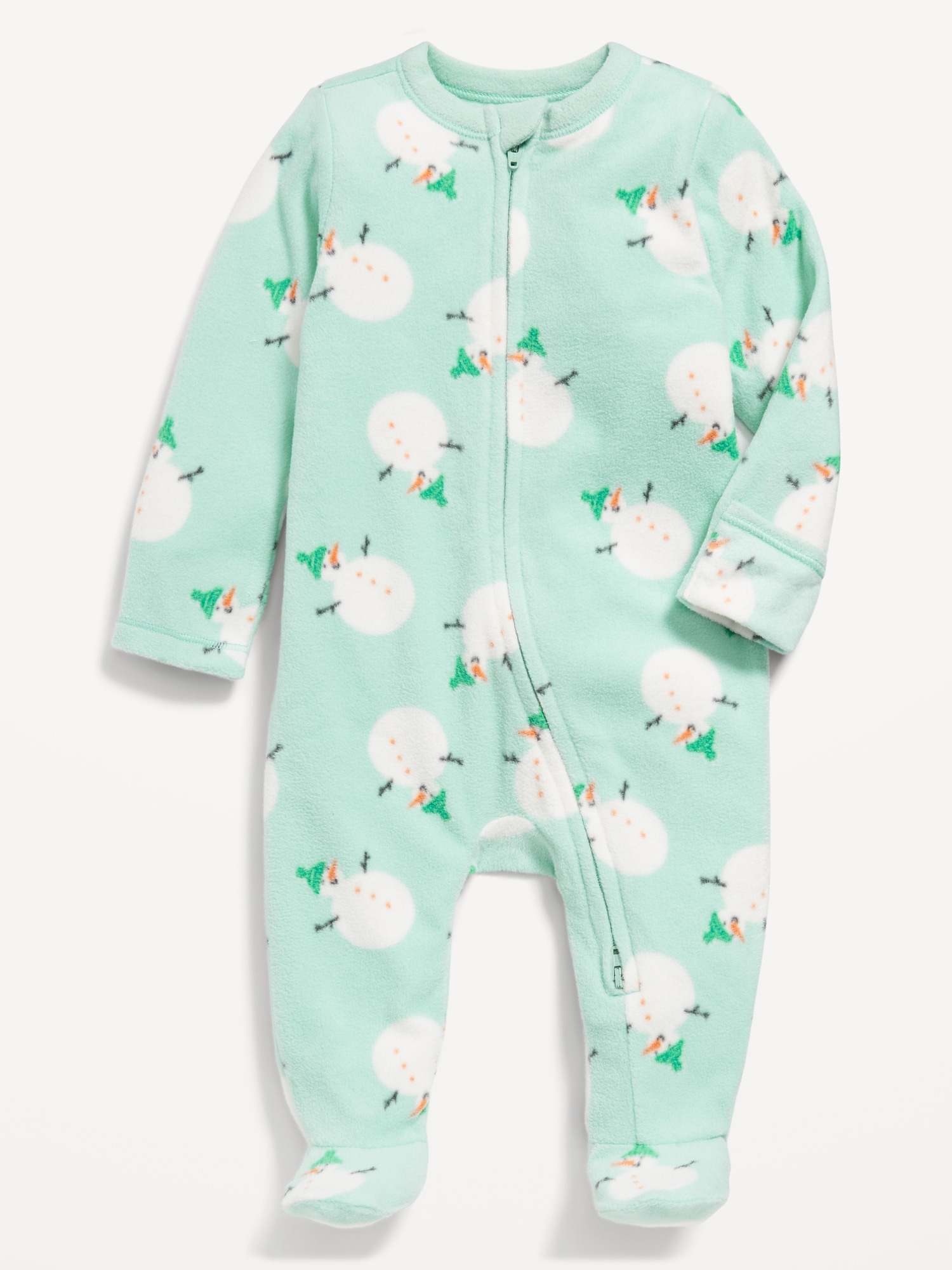 2-Way-Zip Sleep & Play Microfleece Footed One-Piece for Baby