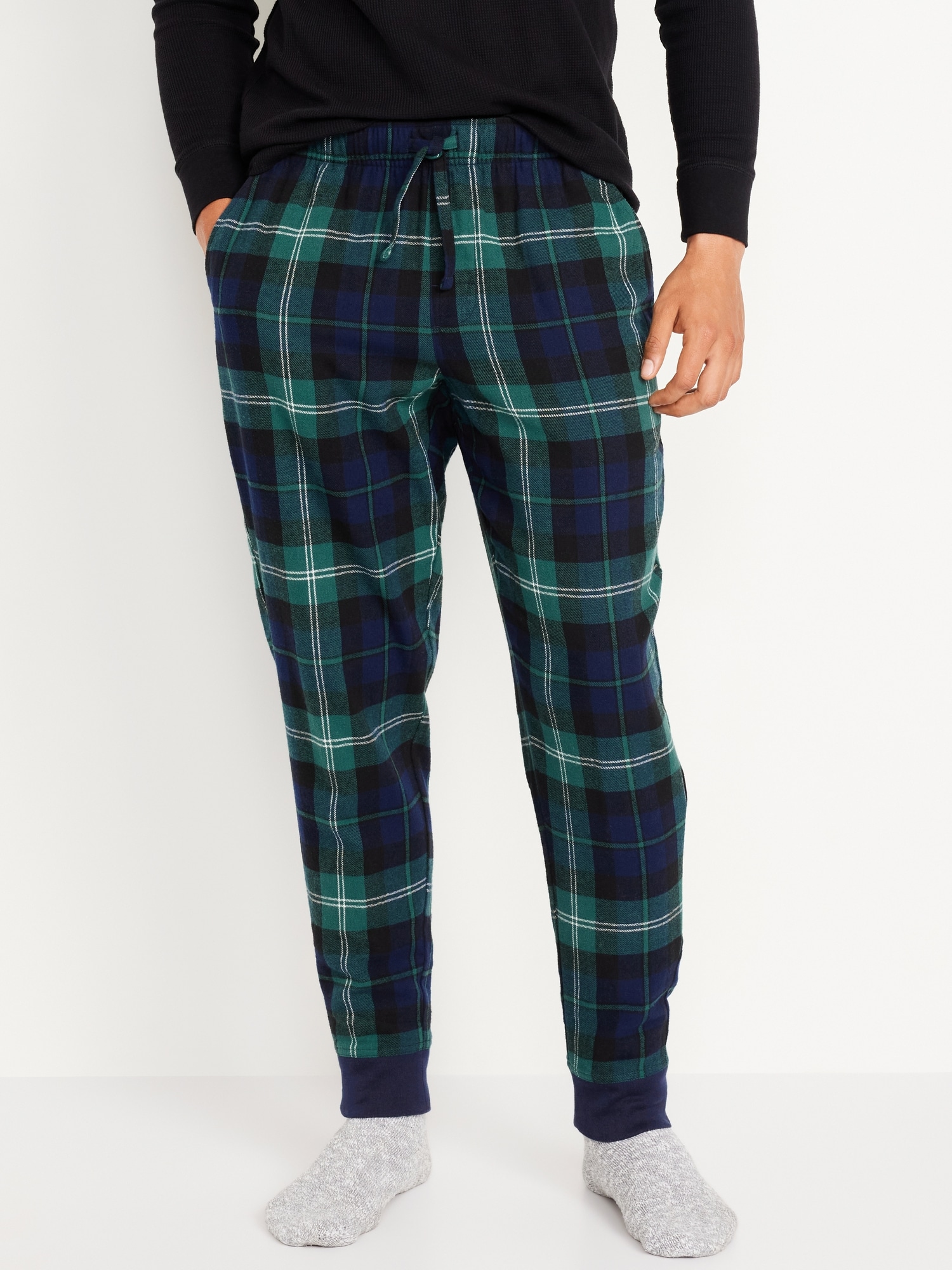 Flannel Pajama Joggers for Men