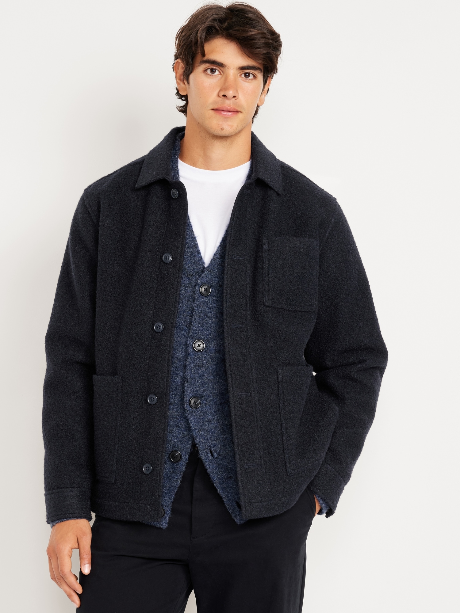 Fluffy jacket old navy best sale