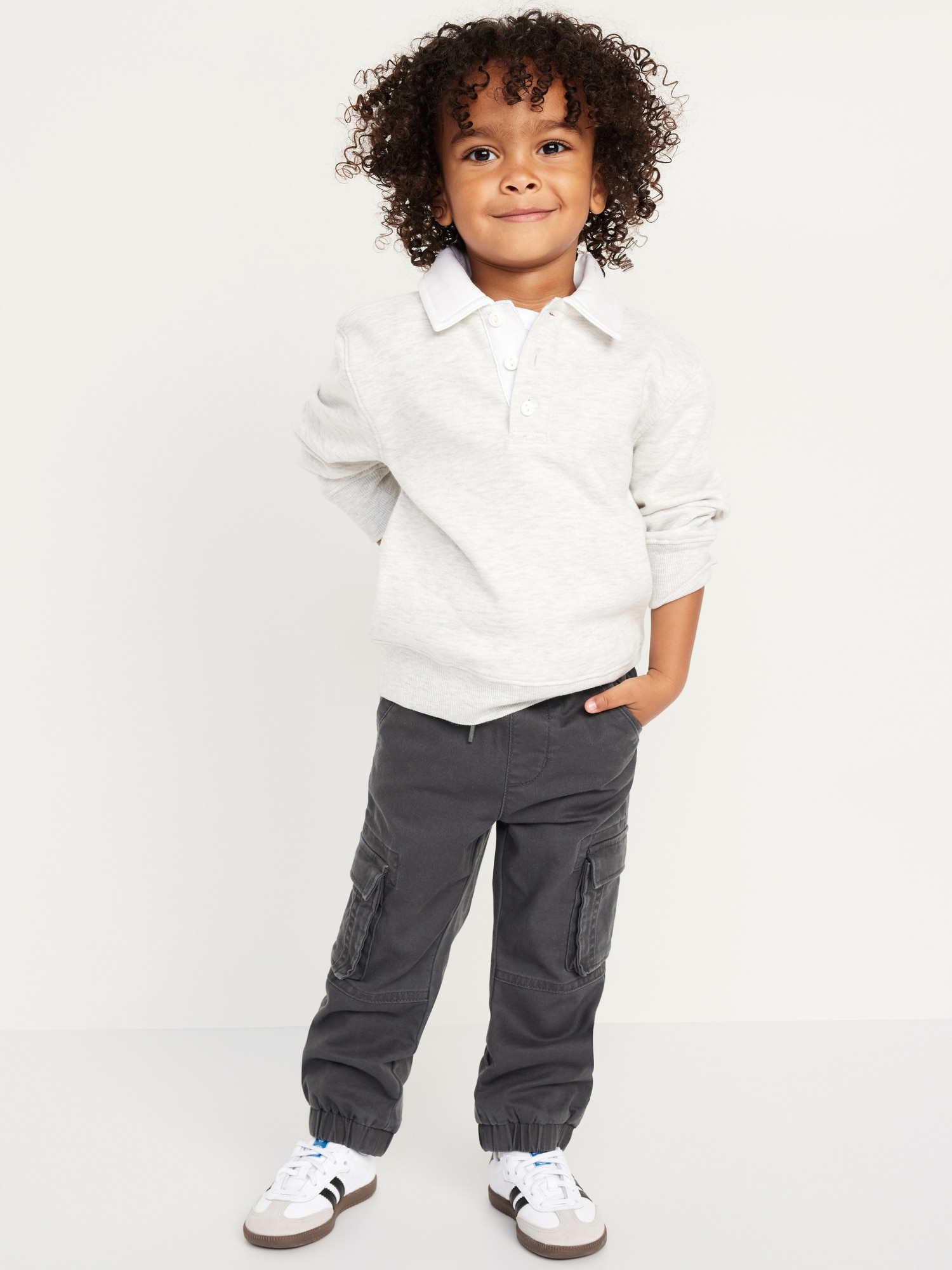 Functional Drawstring Cargo Jogger Pants for Toddler Boys | Old Navy