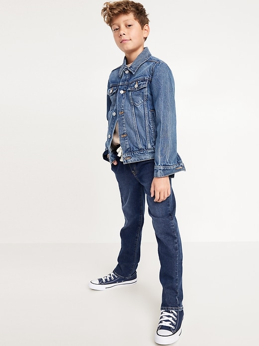 Image number 3 showing, Wow Pull-On Straight Leg Jeans for Boys