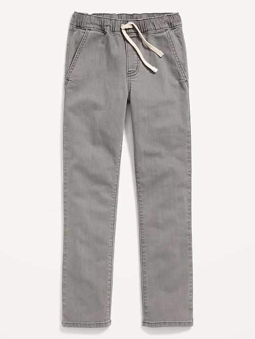 Image number 4 showing, Wow Pull-On Straight Leg Jeans for Boys