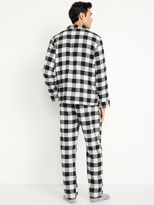 Image number 8 showing, Printed Flannel Pajama Set