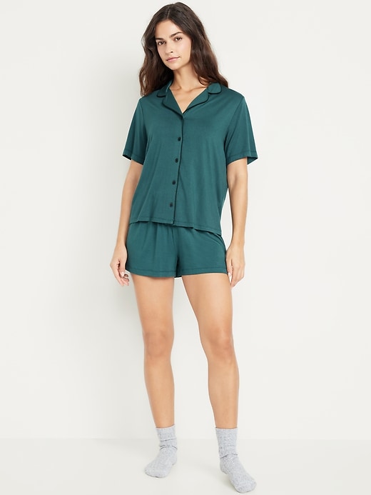 Image number 1 showing, Knit Jersey Pajama Short