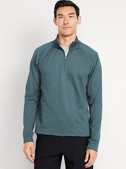 Go-Dry Cool Waffle Quarter Zip | Old Navy