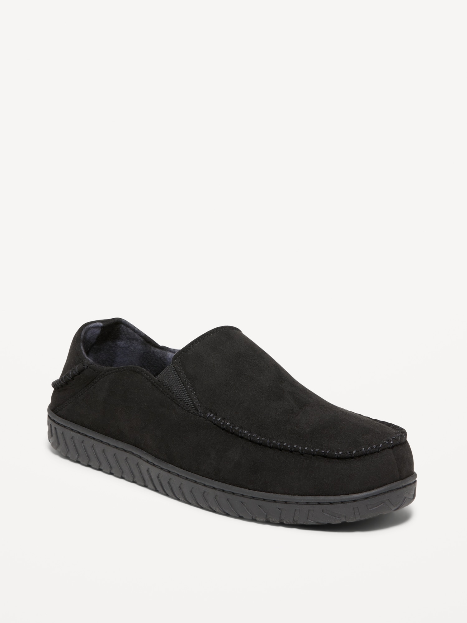 Faux-uede Moccasin lippers