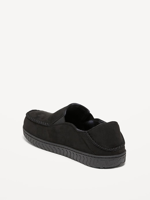 Image number 4 showing, Faux-Suede Moccasin Slippers