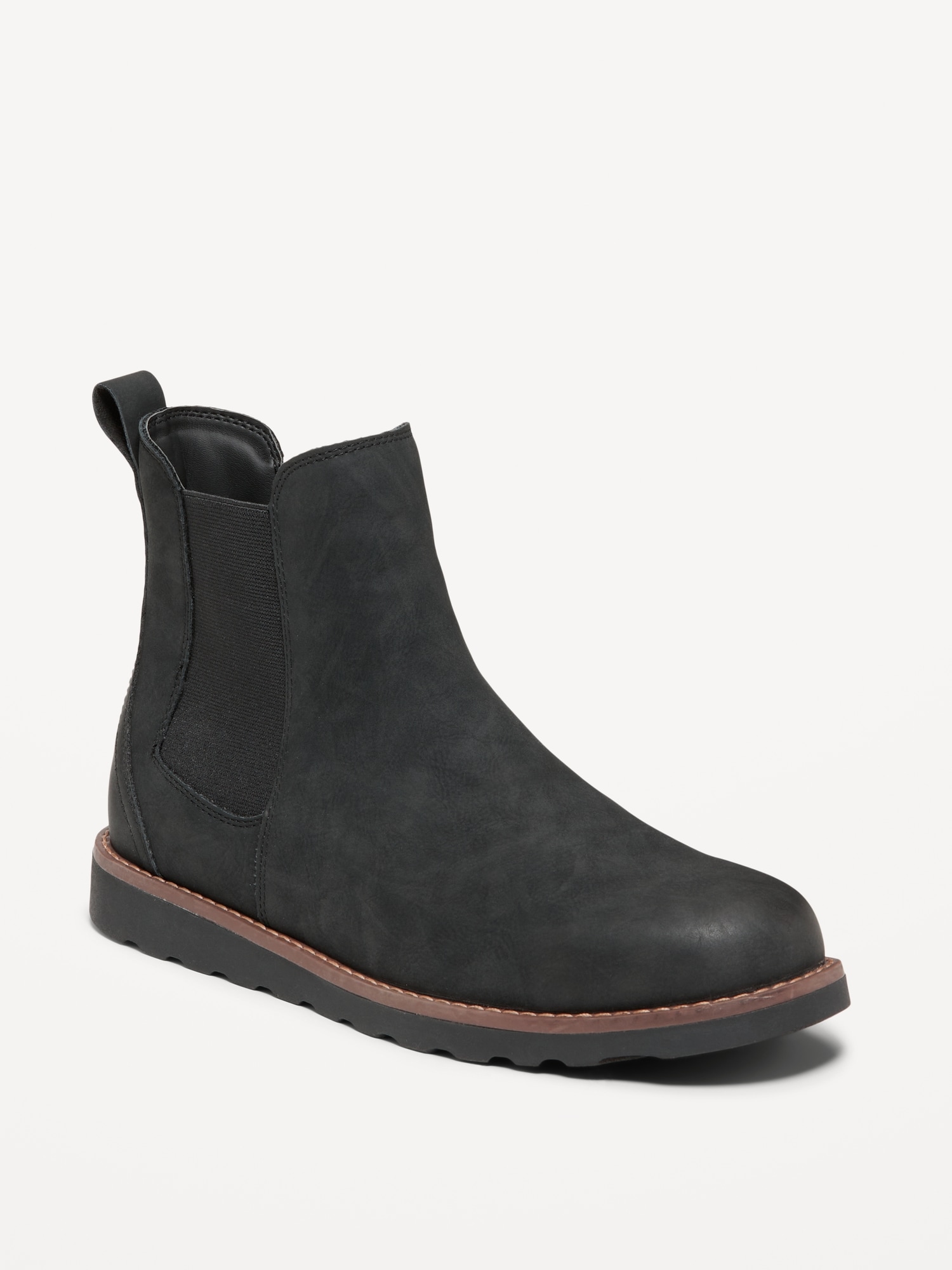 Faux Leather Chelsea Boots Old Navy