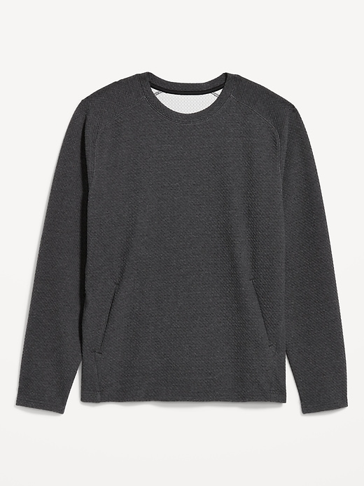 Image number 7 showing, Dynamic Fleece Textured Pullover