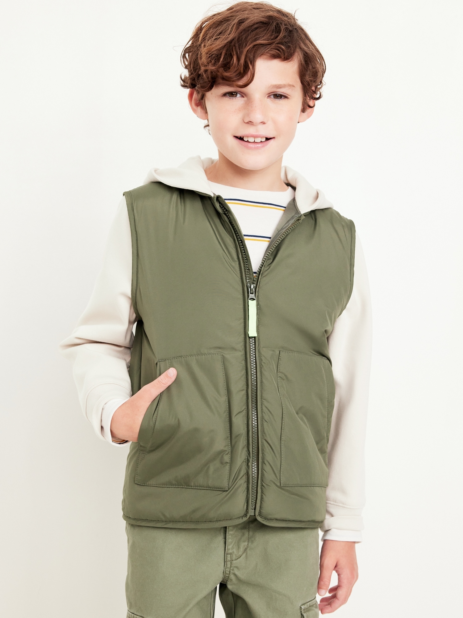 Hybrid Puffer Jacket for Boys