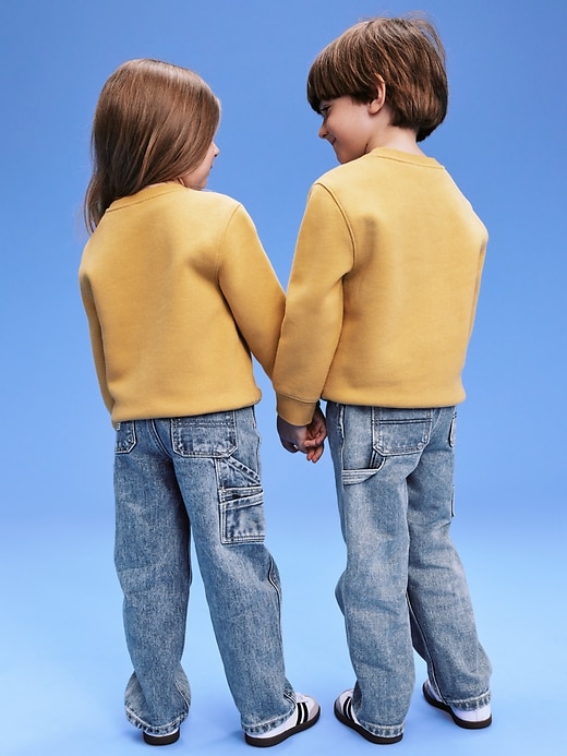 Image number 3 showing, '94 Unisex Carpenter Jeans for Toddler